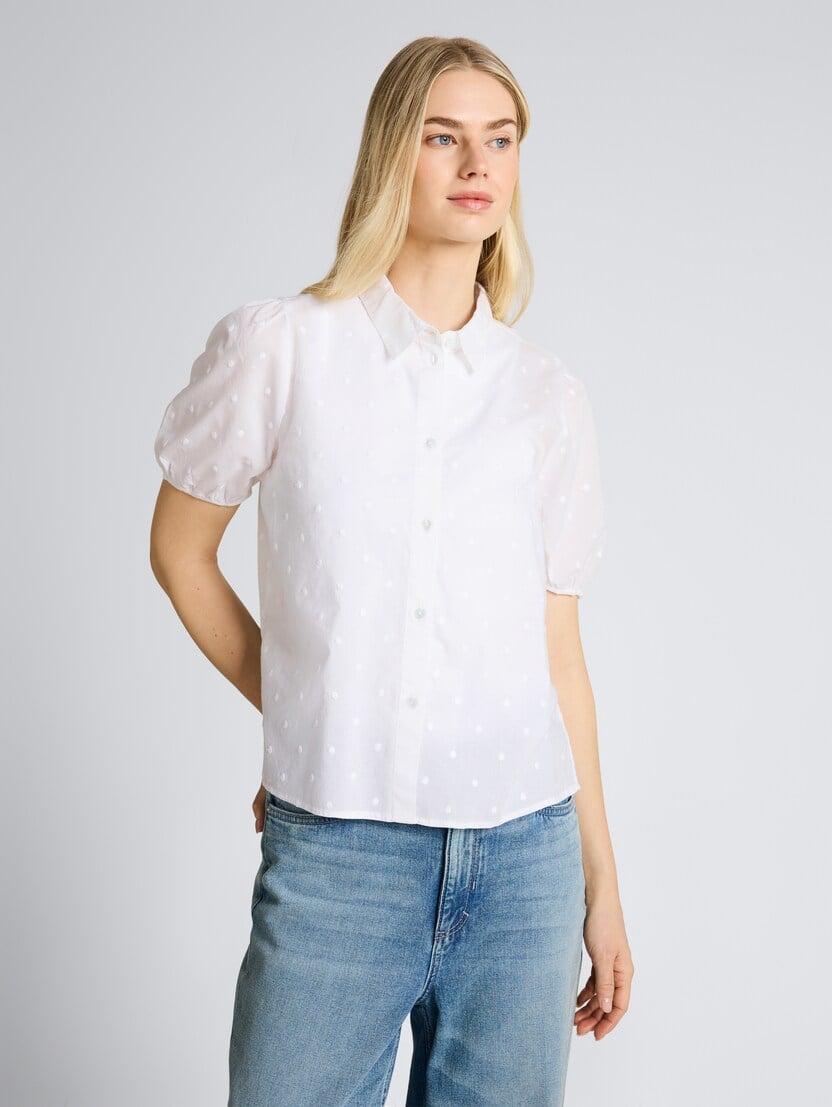Strukturirana srajca - Bela_8270249