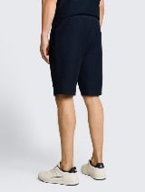 Strukturirane kratke pantalone - Plava_5780604