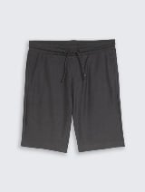 Strukturirane kratke pantalone - Siva_1057830