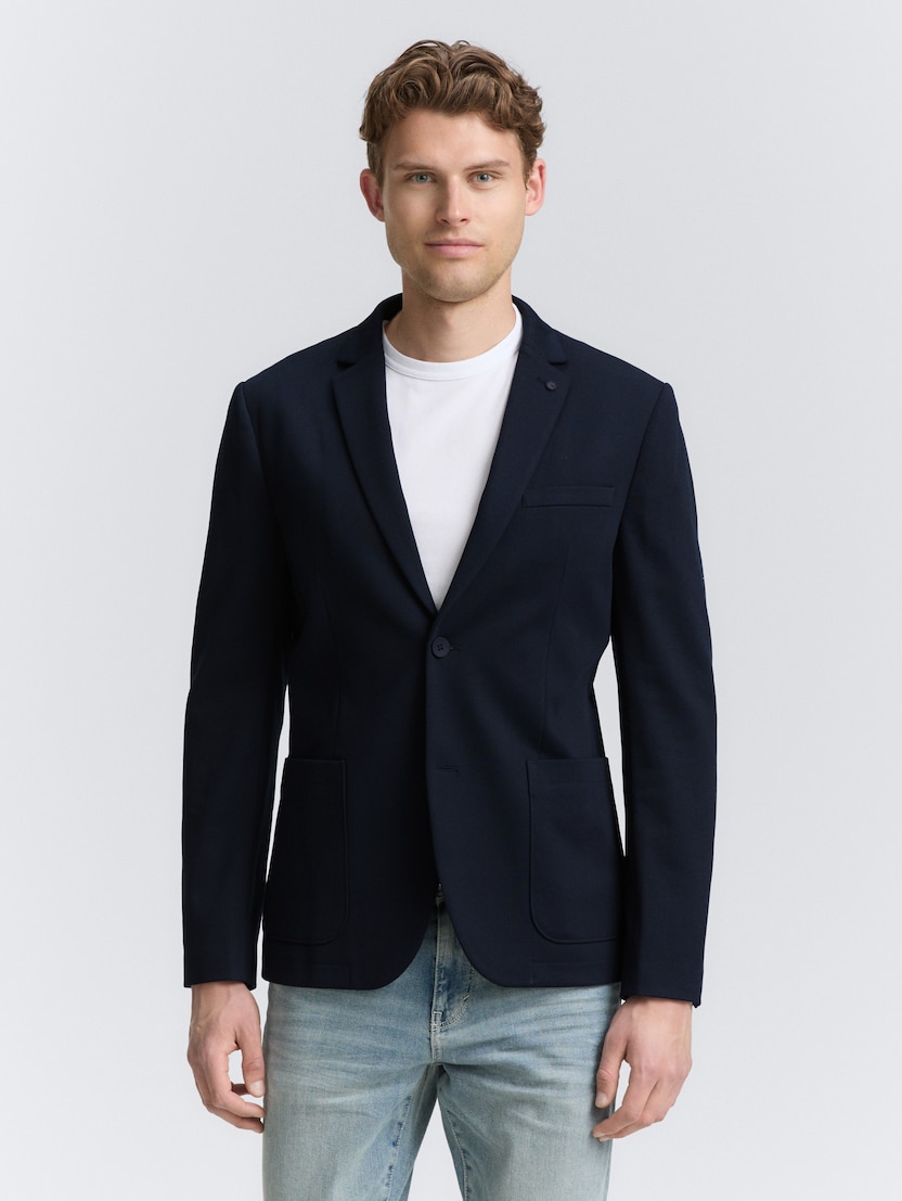 Strukirani sako - Plava_417949