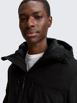 Jachetă tehnică cu glugă - Negru_2093601