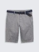 Teksturirane čino kratke pantalone - Uzorak/višebojna_2514988
