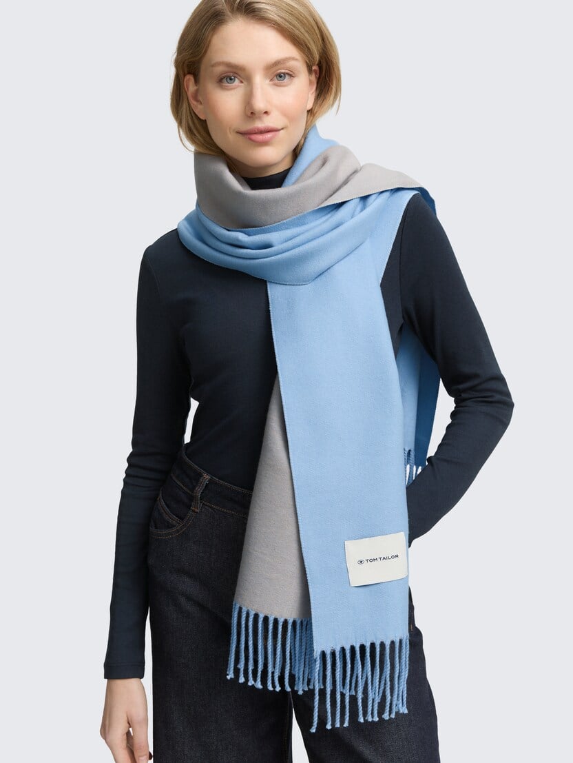 Pleteni šal - Plava_7707771