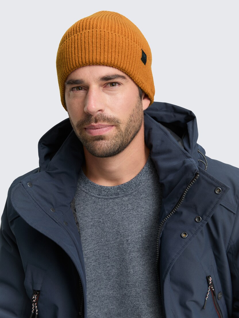 Udobna pletena kapa - Rjava_9790034