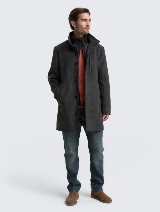 Vuneni kaput 2 u 1 - Crna_2893903