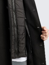 Palton de lână 2 în 1 - Negru_5804597