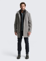 Vuneni kaput 2 u 1 - Siva_7333298