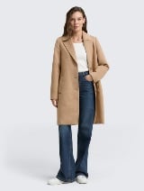 Palton din lână - Bej_9501873