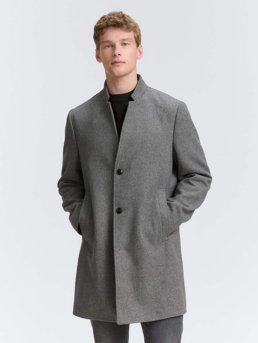Palton din lână - Gri_5528662