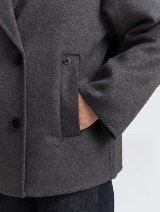 Vunena jakna - Siva_691896