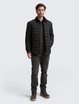 Jachetă  tip overshirt - Negru_2299755