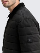 Jachetă  tip overshirt - Negru_2299755