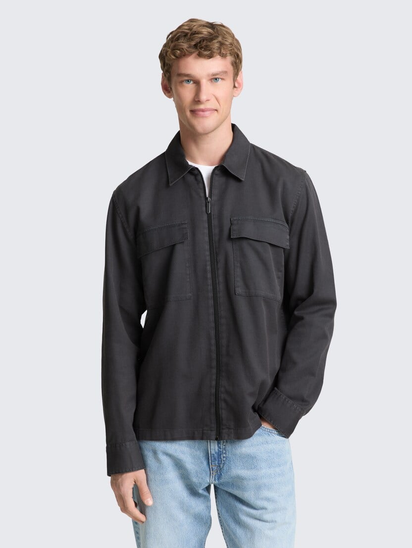Twill košulja - Siva_7006964