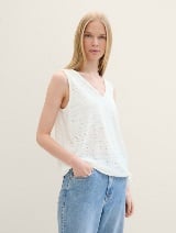 Top Jacquard - Alb_1646481