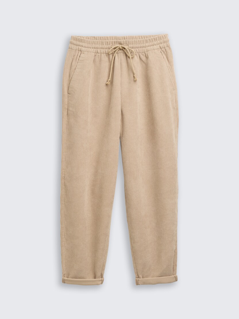 Žametne hlaće - Bež_9258210