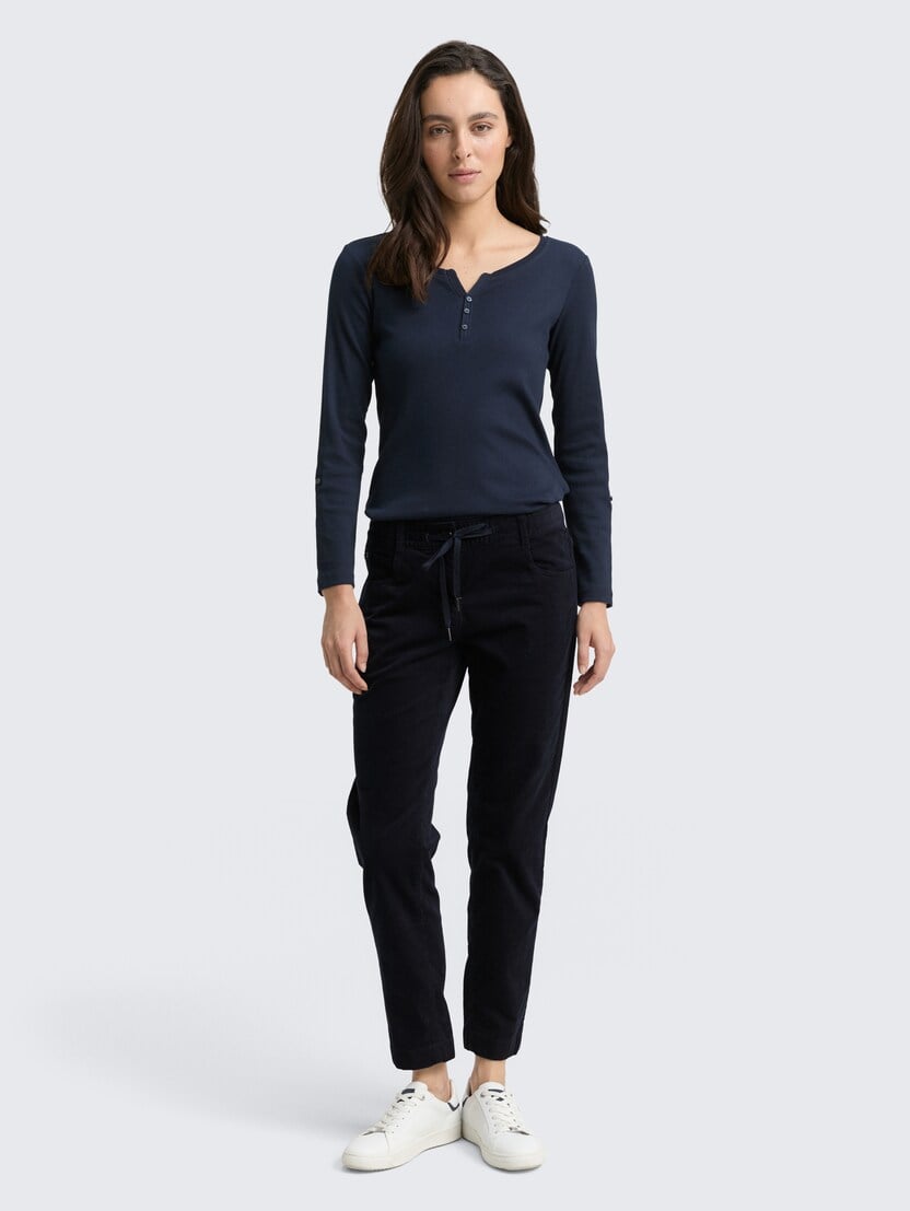 Hlače od samta - Plava