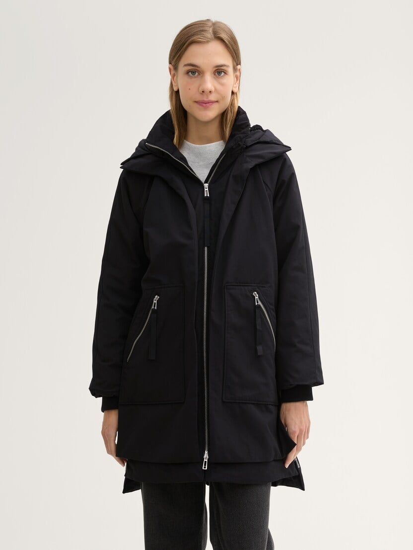 Parka de iarnă - Negru_6670002